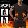 HEATTRAP Men’s Sauna Suit Shirt - Heat Trapping Sweat Compression
