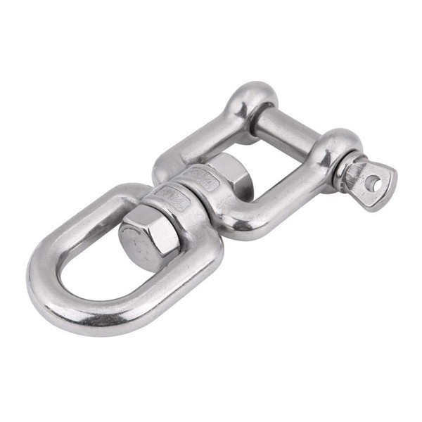 KIMISS Duty 304 Stainless Steel Swivel Ring Snap Rolling Shackle