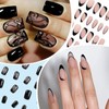 Umillars 6 Packs (144 Pcs) Press on Nails Medium Almond