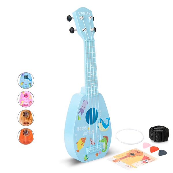 YOLOPARK 17" Kids Toy Guitar for Girls Boys, Mini Toddler