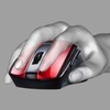 Sanwa Supply MA-BTBL167R Bluetooth Mouse, Silent, Blue LED, 5 Buttons