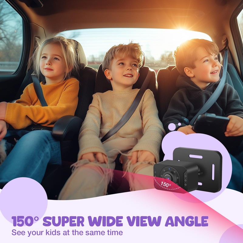 Chuanganzhuo S100U Baby Car Camera with Advanced Night Vision, 5inch