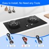 5Pcs ﻿FFyeiiy Gas Stove Knob Locks, Oven Knob Covers for