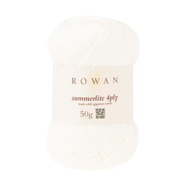 Rowan Summerlite 4Ply Ecru 100% Cotton Yarn - 50g