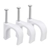 SYDARSYN Cable Clips Nail Clamps 25 mm Cable Holder with