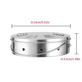 Coil Holder Incense Holder, Incense Burner, Incense Coil Holder - Round Incense Coil Burner with Handle