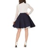 BlackButterfly Vintage Full Circle 1950's Skirt (Midnight Blue, 4XL)