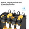 CCCEI Black Large Tools Organizer Wall Mount Charging Station, 39