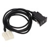 Qiilu Aux Female Audio Switch Cable Stereo Wiring Harness Aux