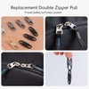 12 Pcs Anti Theft Zipper Clips, Backpack Zipper, Lock Removable