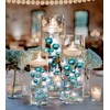 100 Floating Turquoise Blue Pearls & Matching Sparkling Gems-Fills 2
