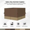 Aoodor 10x12 ft Outdoor Gazebo Curtains, 4 Panels Waterproof Privacy