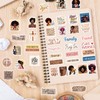 50 Pcs Prayer Board Supplies Black Women Prayer Stickers for