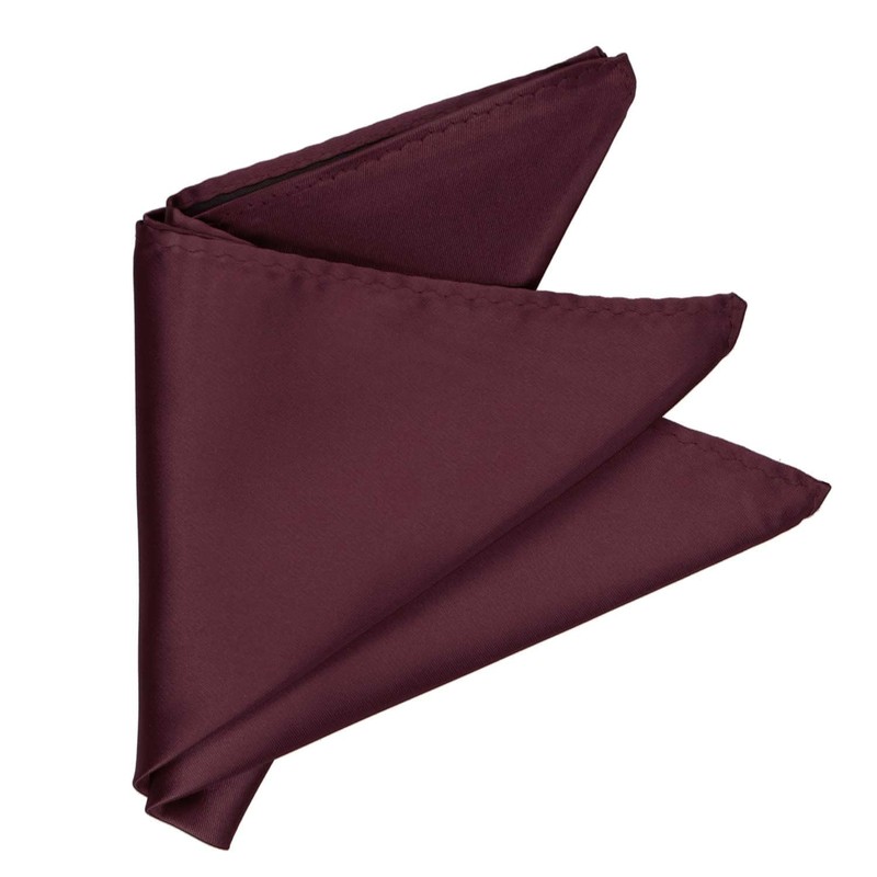 tiemart Wine Premium Pocket Square, Cocoa Bean
