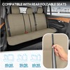 BDK PolyPro Car Seat Covers Full Set in Solid Beige,