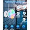 Pool Lights, Upgraded Solar Submersible LED Lights with Remote, 4.55