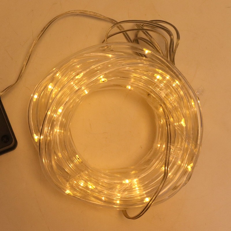 Solar Rope String Lights Waterproof High Brightness LED Solar String