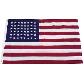 4 Less Co 3x5 Feet 48 Stars Old Glory Star Spangled American Flag Usa Embroidered Nylon With Grommets