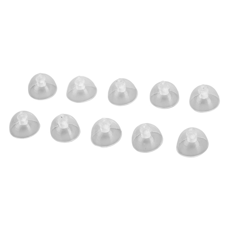 10pcs Sound Amplifier Closed Domes Single Layer Double Hole Silicone