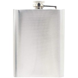 Audiophile Hip Flask Stainless Steel Bottle 8oz (240ml)