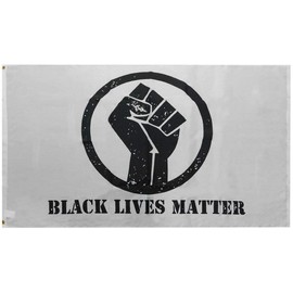 Black Lives Matter Flag 3x5 BLM Protest flag Large Rally Flag BLM Movement 100D Premium Quality Fade Resistant Flag Banner