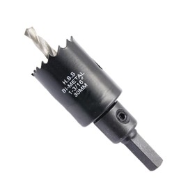 Hole Cutter 30mm LAIWEI Bi-Metal Hole Saw, HSS Circular Hole Saw Head, 1.8 mm Thick, Cutting Depth up to 38mm, Suitable for Wood, Plastic, plasterboard and Metal Round Pipe