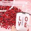 12000PCS 2mm Resin Rhinestones Bulk for Crafting (Red), Flatback Bedazzling