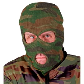 W WIDMANN MILANO Party Fashion - Adult Balaclava Balaclava Face Mask Robber Burglars