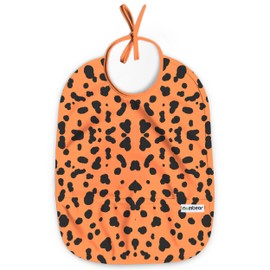 Nombear ® Sleeveless Bib for Baby - Waterproof Baby Bib 6-12 Months for Baby Guided Weaning, Sleeveless Baby Bibs, Washable Bibs, Baby Food Bibs, orange