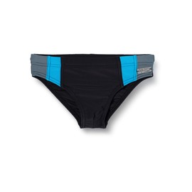 Haute Pression Boys' Briefs 515, Black/Grey/Turquoise
