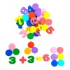 Number Operation Juego Didactico Fichas Numeros Resta Suma Division Madera