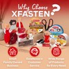 XFasten Red Construction Coating Tape, 3" x 180ft, Polymer Coating