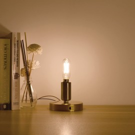 AIELIT T8 4W Classic LED Tube Light Bulb, E12 Mini Candle Base, Tube Edison-Style Filament Bulb 40-Watt Equivalent for Office, Shopping Malls, 400 lm, Clear Glass, Soft White 3000K, 8 Pack