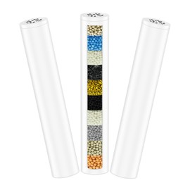 3 PACK Multi-Stage Filter Replacement Compatible with FEELSO 7 Spray Mode Filtered Shower Head.Water Replacement Filters for Handheld Shower Head，filters impurities, purifies water quality.