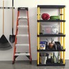 Gracious Living 5 Shelf Fixed Height Ventilated Heavy Duty Shelving