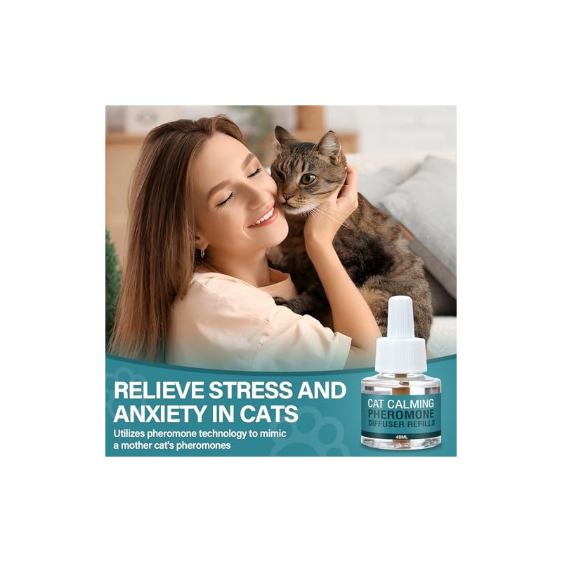 Cat Calming Diffuser Refill 6 Pack Cat Calming Pheromone Diffuser