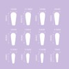24 Piece Coffin Ballerina False Nails To Stick On, Long