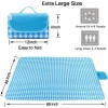 LRUUIDDE Extra Large Picnic 6'8" x (Rectangular), Blue