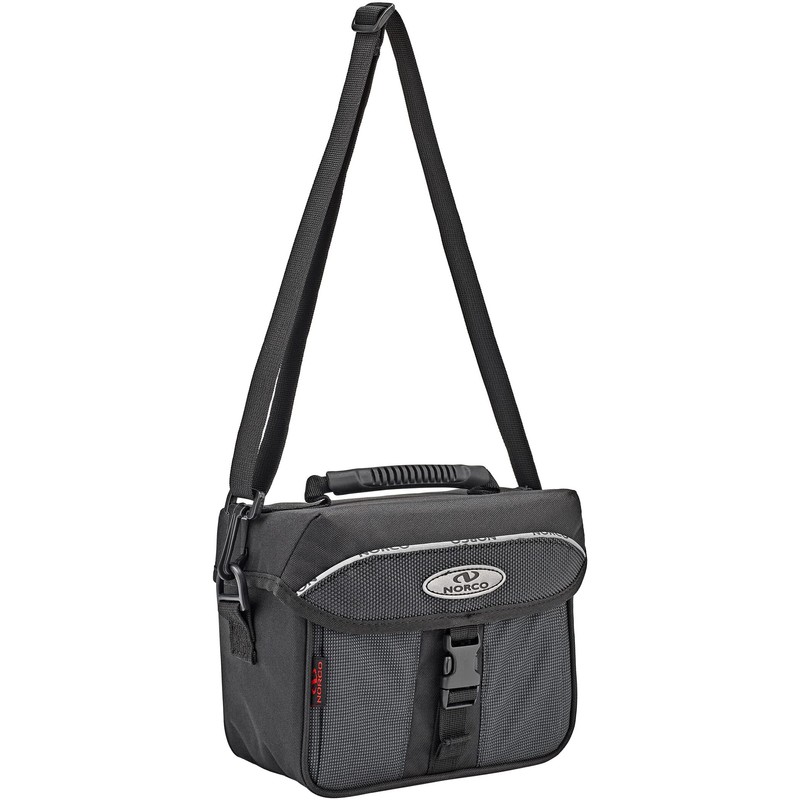 Norco Unisex - Adult Ottawa Handlebar Bag, Black, Silver, 23