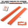 Ladder Stabilizer, Rail Ladder Covers for Gutters & Roof, Ladder