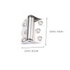 Mipcase 2Pcs Self Closing Door Hinge, Stainless Steel Spring Hinges
