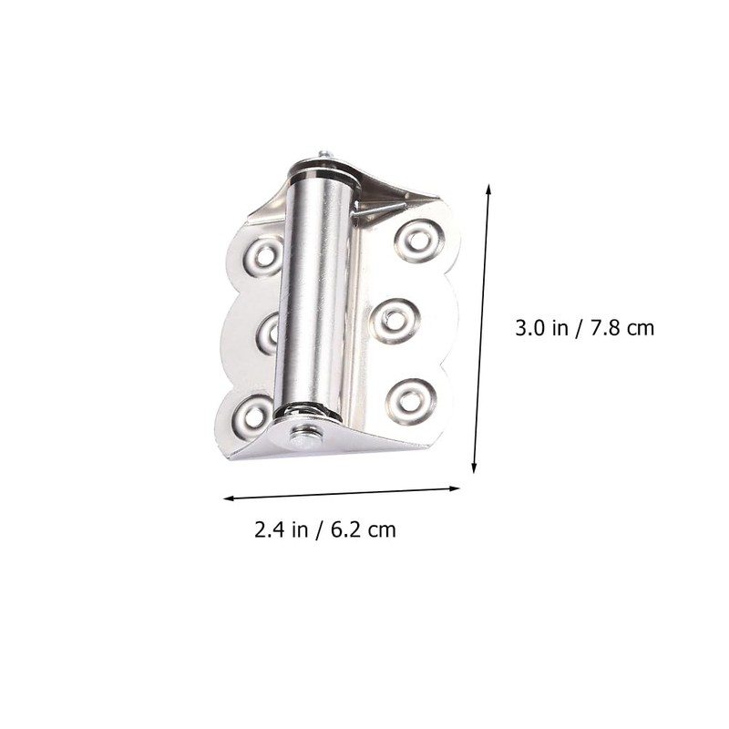Mipcase 2Pcs Self Closing Door Hinge, Stainless Steel Spring Hinges