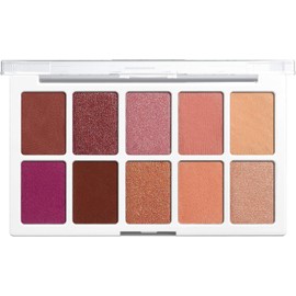 Wet n Wild Color Icon Paleta de Sombras 10 Tonos Heart & Sol – Acabado Mate y Satinado de Larga Duración, Alta Pigmentación, Fórmula Vegana y Cruelty Free