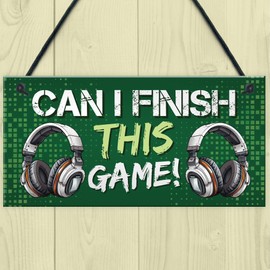 Red Ocean Funny Gaming Signs For Boys Bedroom Games Room Decor Novelty Gaming Gifts For Son Brother Christmas Birthday Gifts For Boys