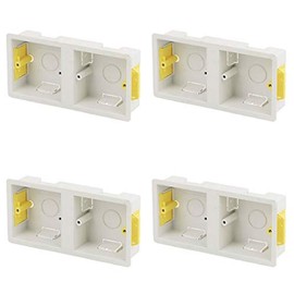 Pack of 4 x Appleby SB637 Dry Lining Boxes Dual 1+1 Side by Side 35mm
