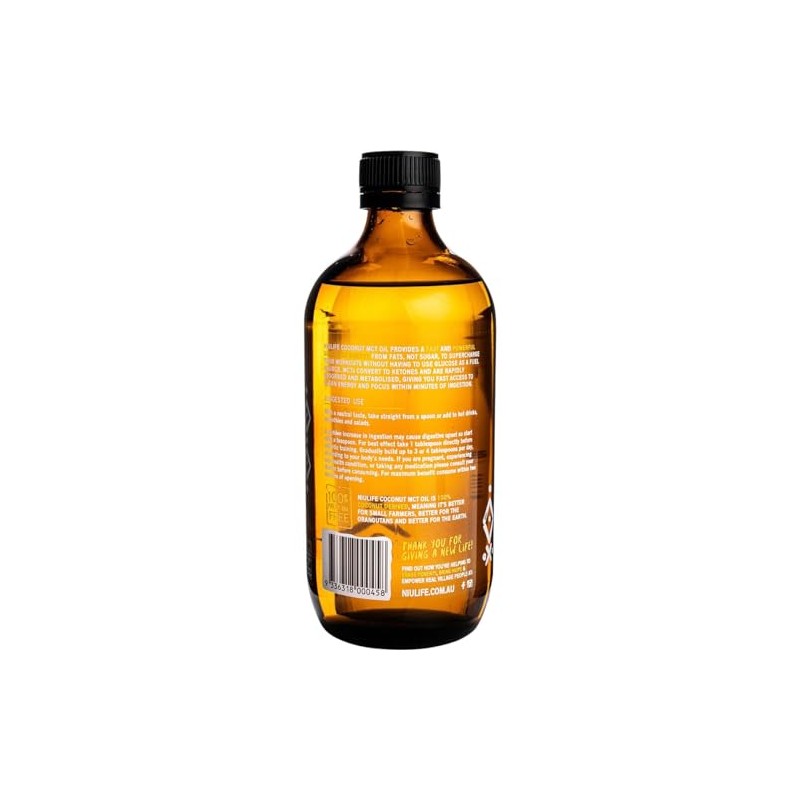 Niulife Coconut MCT Plus+ Oil 500 ml