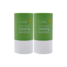 Kim Jeong-moon Aloe Cure Water Splash Cooling Sun Stick 23g (SPF50+) Yondu Stick Ice Tea Tea 2 x So / 김정문알로에 큐어 워터 스플래쉬 쿨링 선스틱 23g(SPF50+) 연두스틱 얼음자차 2개 So