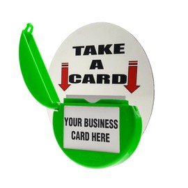 Marketing Holder Outdoor Business Card Holder Take A Card Green Card Caddie Magnetic Vehicle Business Card Holder