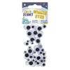Craft Planet CPT 6671108 Wiggle Eye Stickers, Black & White,