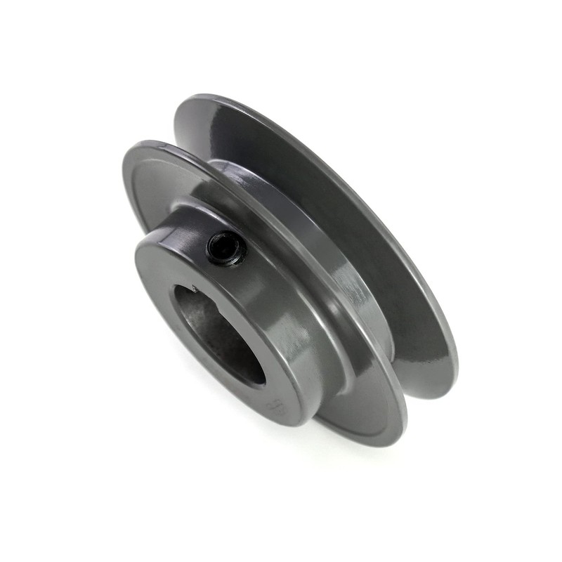 QWORK QWORK Single Groove Web Sheaves, 3.05" OD 1" Bore